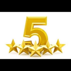 All my sales are ⭐️⭐️⭐️⭐️⭐️ ratings!